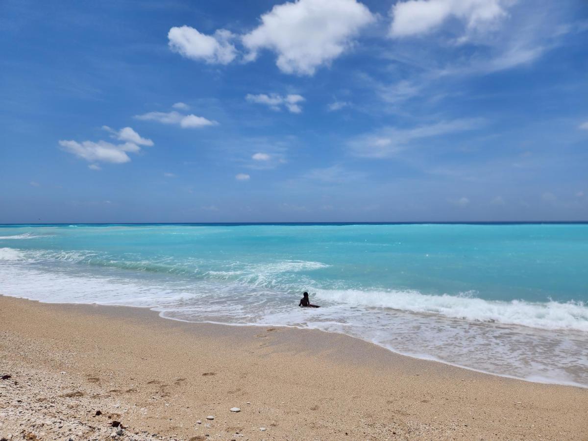 Beachfront Apartment, Quiet 4 Beds, 1 Bath, Ac, Wi-Fi, Hot Water, In Paraiso Near Los Patos 외부 사진